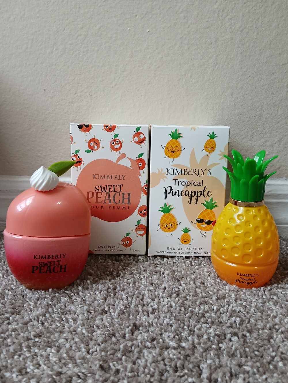Kimberly Sweet Peach & Tropical Pineapple Fragrance Duo